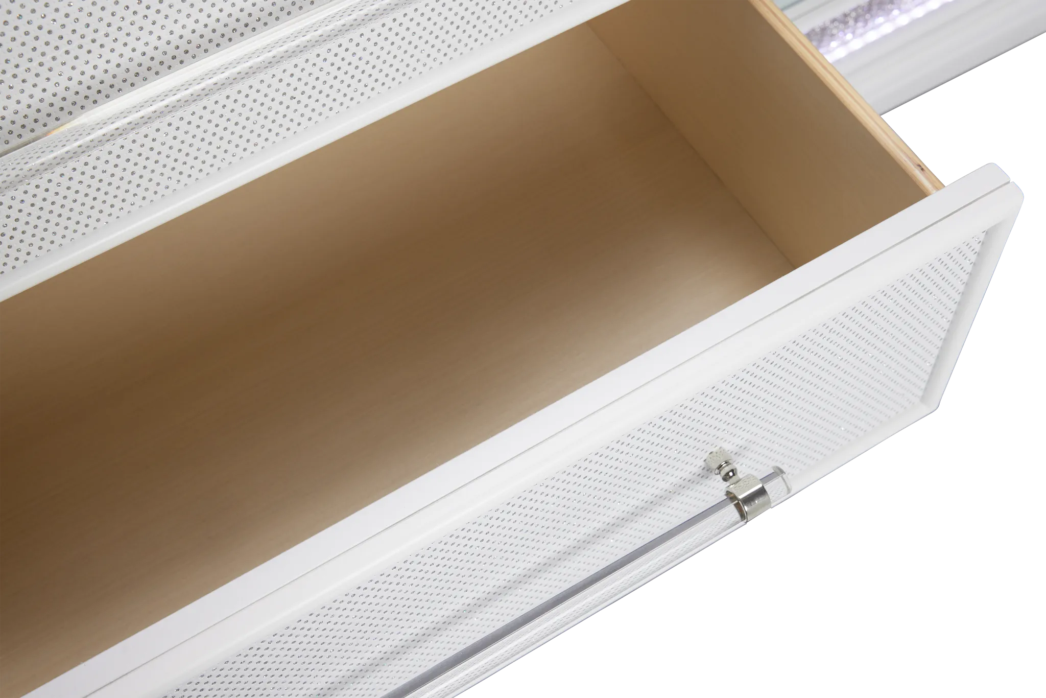 Milan White Door Chest