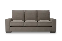 Edgewater Elite Brown 84" Sofa W/ 3 Cushions
