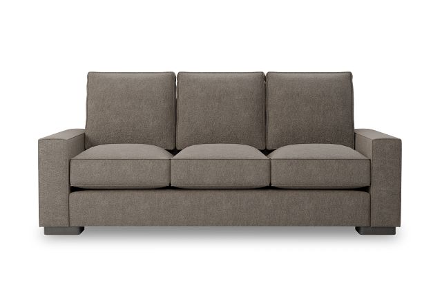 Edgewater Elite Brown 84" Sofa W/ 3 Cushions