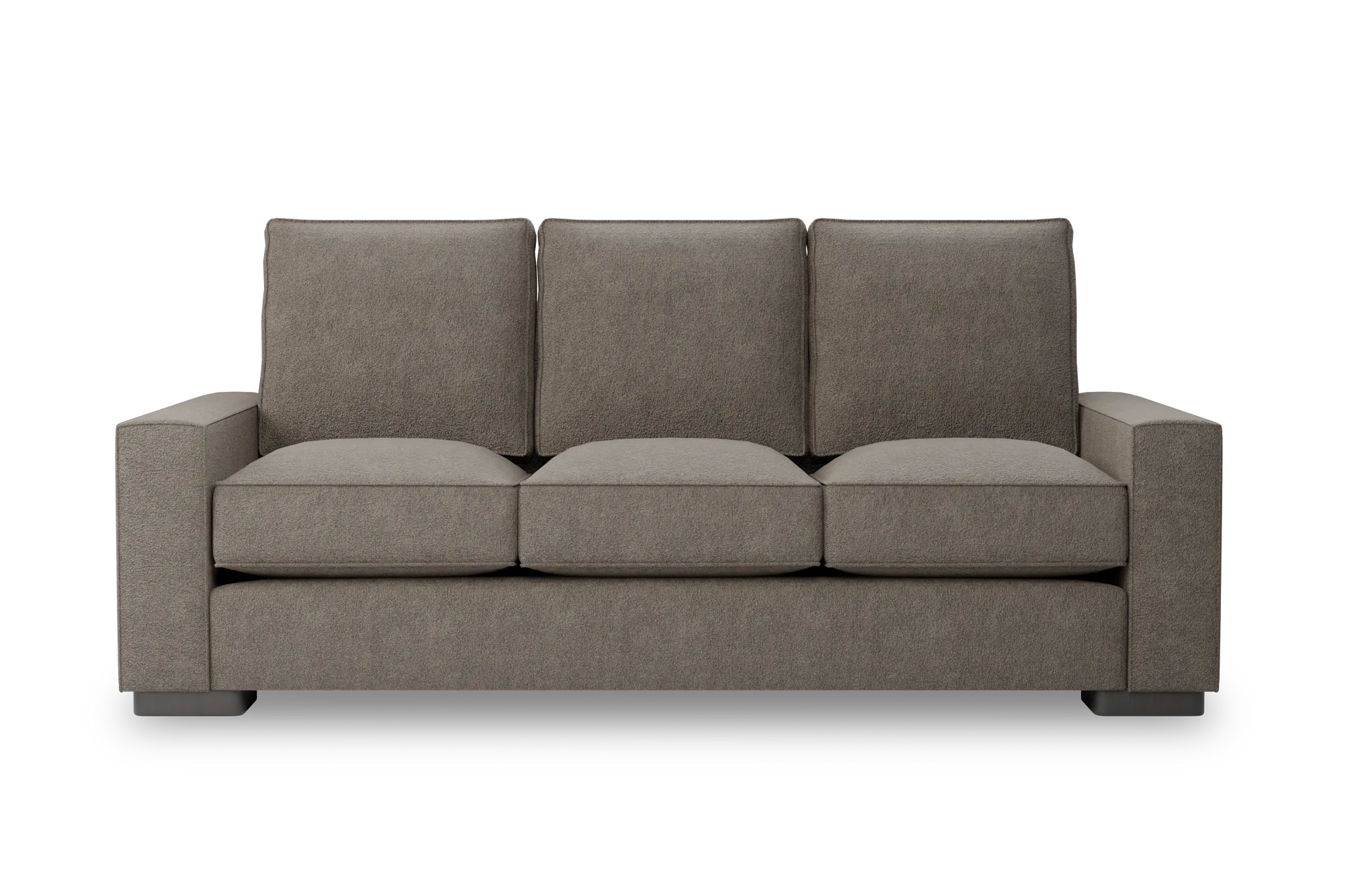 Edgewater Elite Brown 84" Sofa W/ 3 Cushions