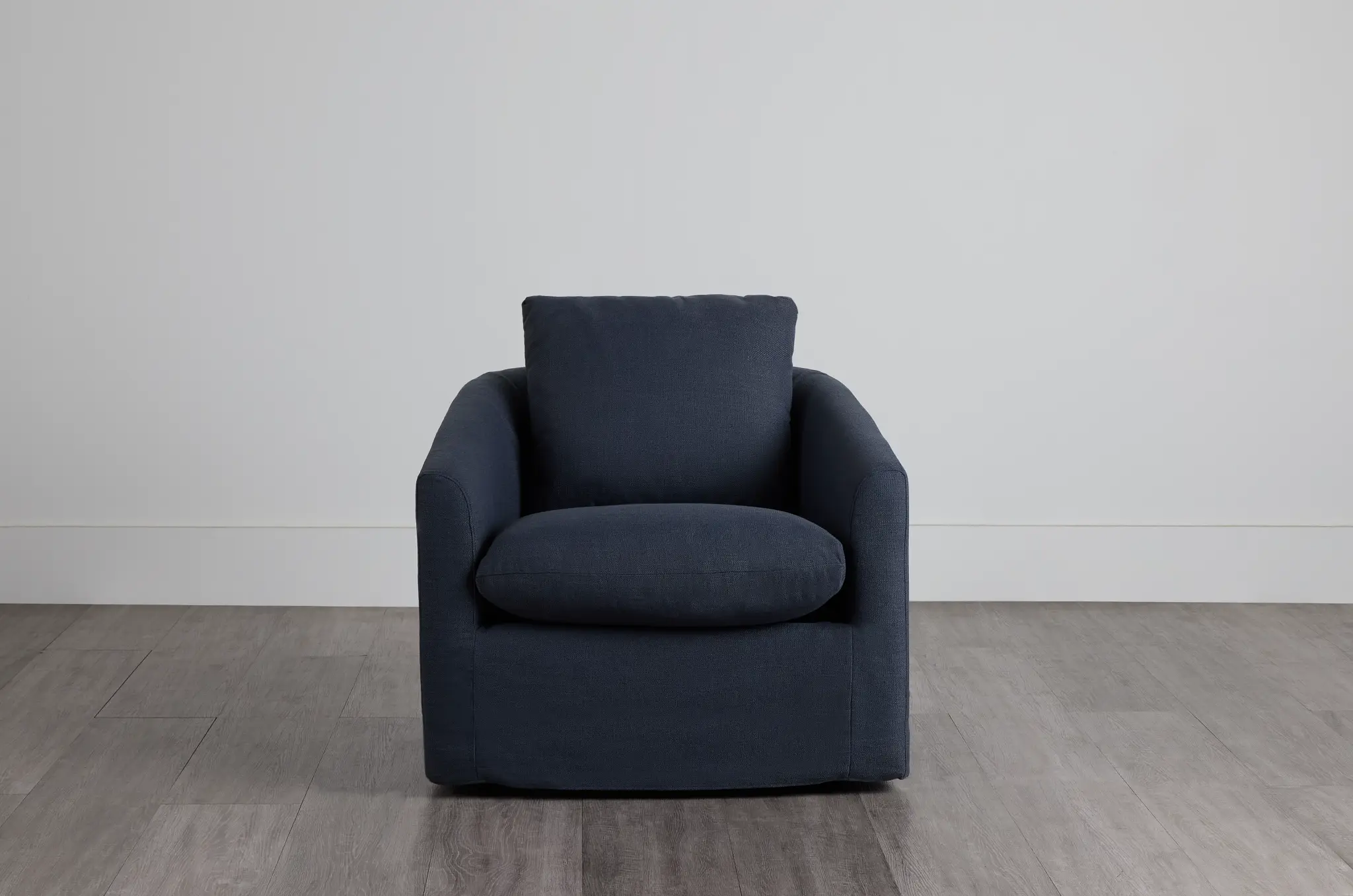 Willow Navy Fabric Swivel Chair Willow Navy Fabric Swivel Chair
