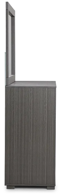 Everett Gray Dresser & Mirror