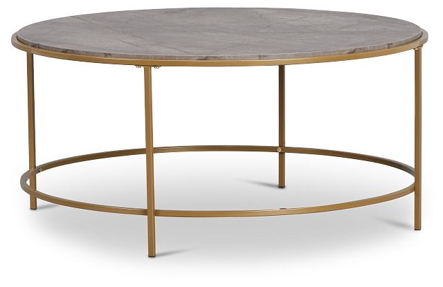 Rosalind Two-tone Round Coffee Table (1)