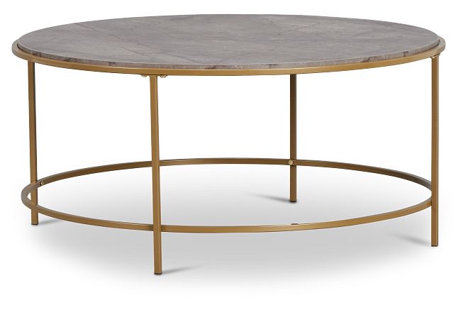 Rosalind Two-tone Round Coffee Table