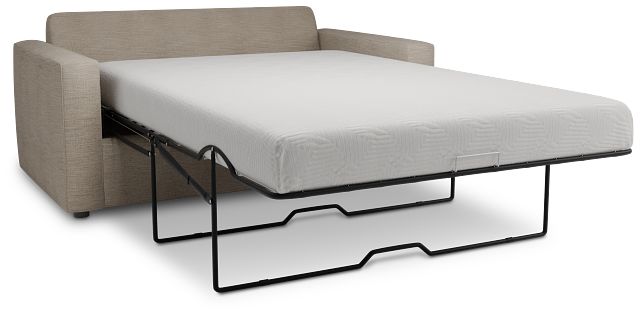 Siesta Victory Taupe Fabric Memory Foam Sleeper