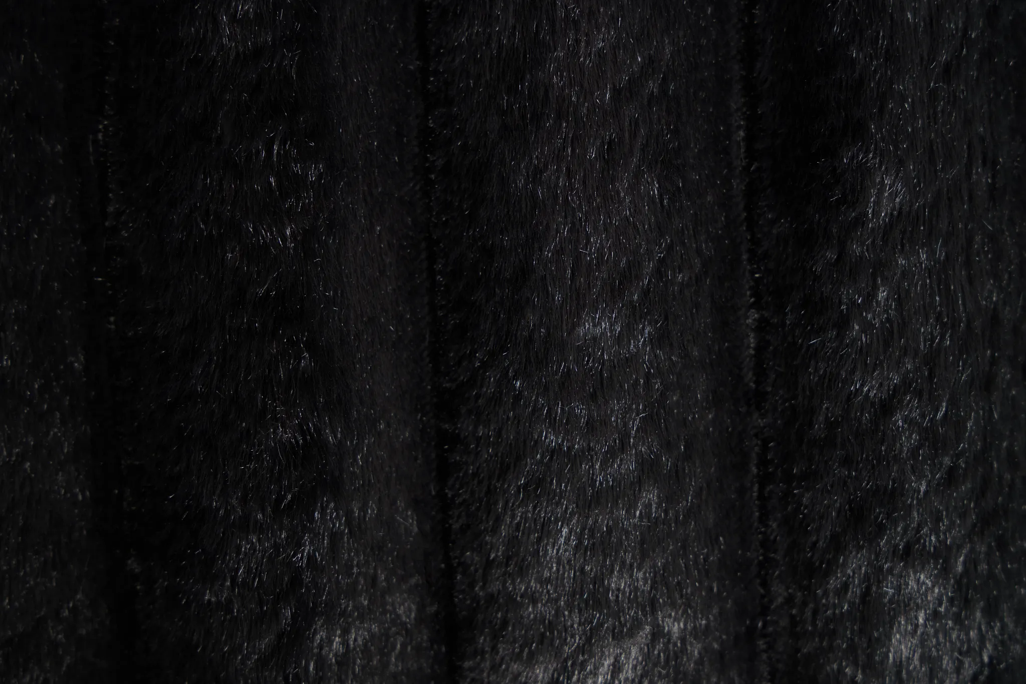 Teddy Black Fabric Small Two-arm Sectional