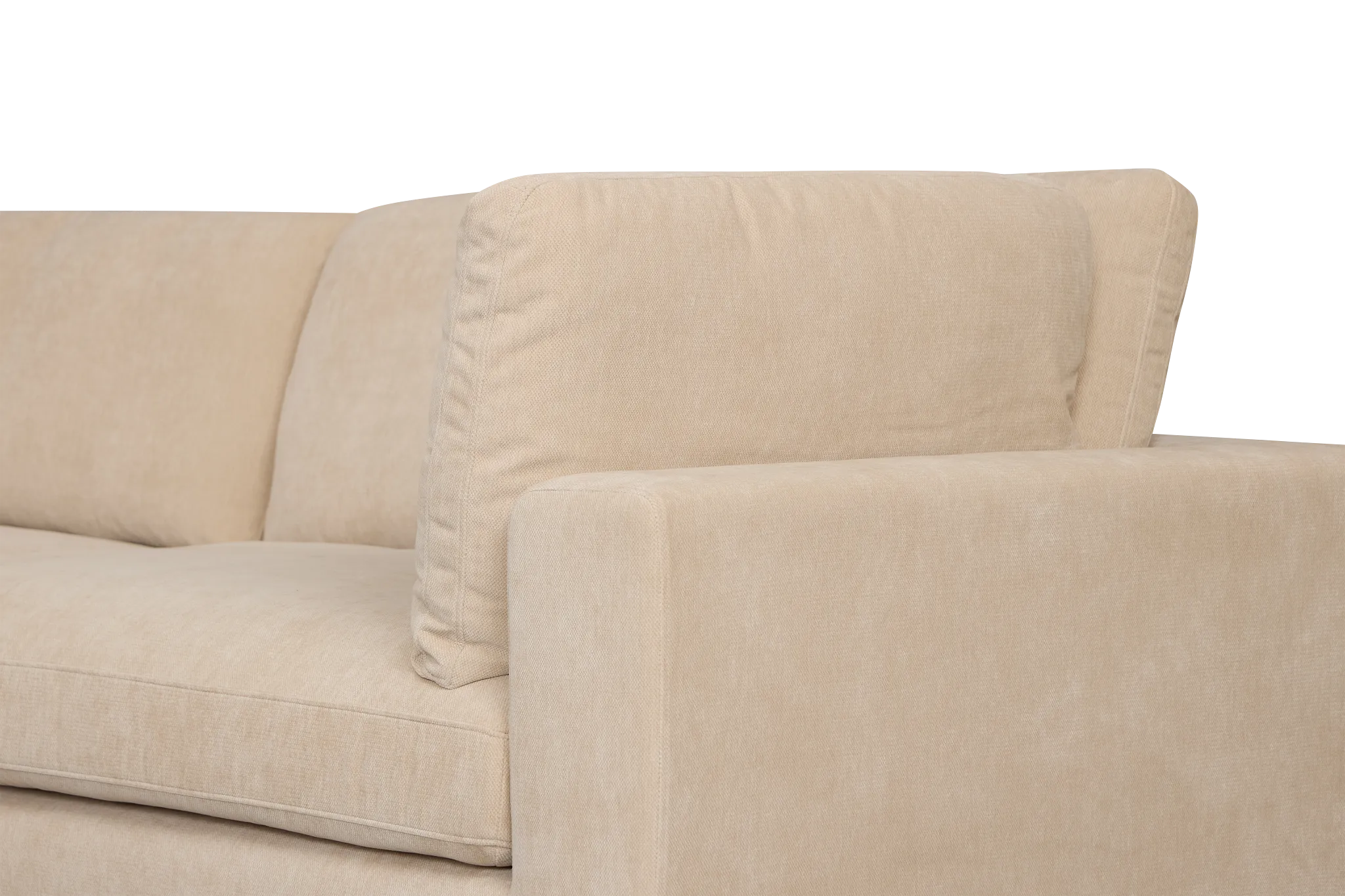 Lounge Light Beige Fabric U-shaped Sectional