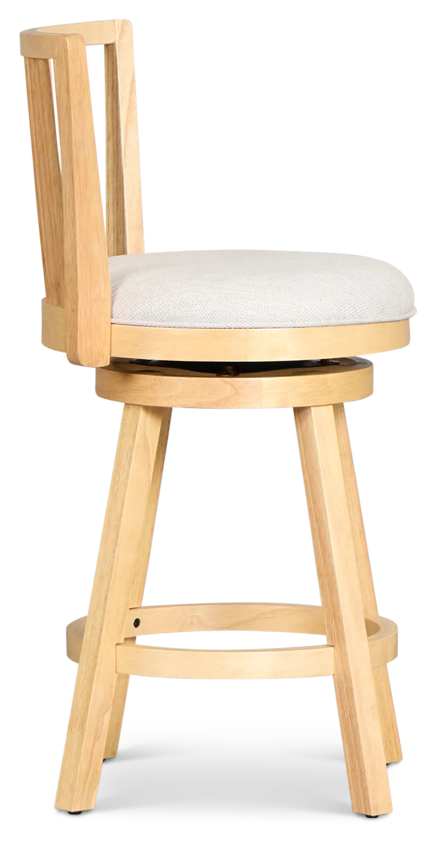 Porter Light Tone Fabric Adjustable Upholstered Swivel Barstool