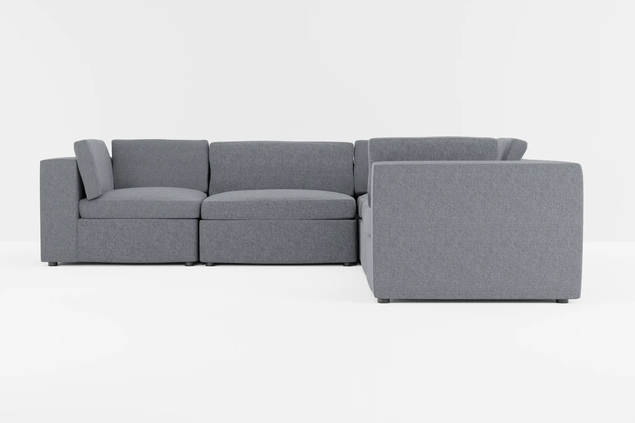 Destin Elevation Gray Fabric 5-piece Modular Sectional Destin Elevation Gray Fabric 5-piece Modular Sectional