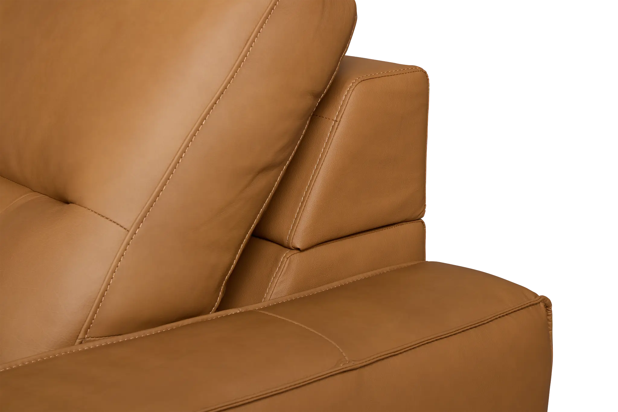 Rudy Brown Lthr/vinyl Small Right Chaise Power Extension Sectional Rudy Brown Lthr/vinyl Small Right Chaise Power Extension Sectional