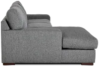 Veronica Dark Gray Down Left Chaise Sectional
