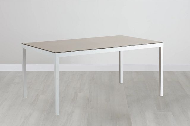 Aventura Champagne 63" Rectangular Table