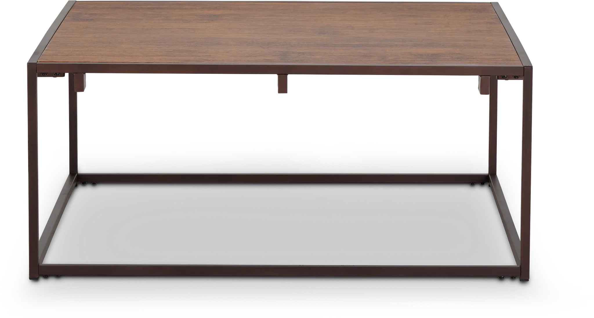 Reggie Dark Tone Square Coffee Table