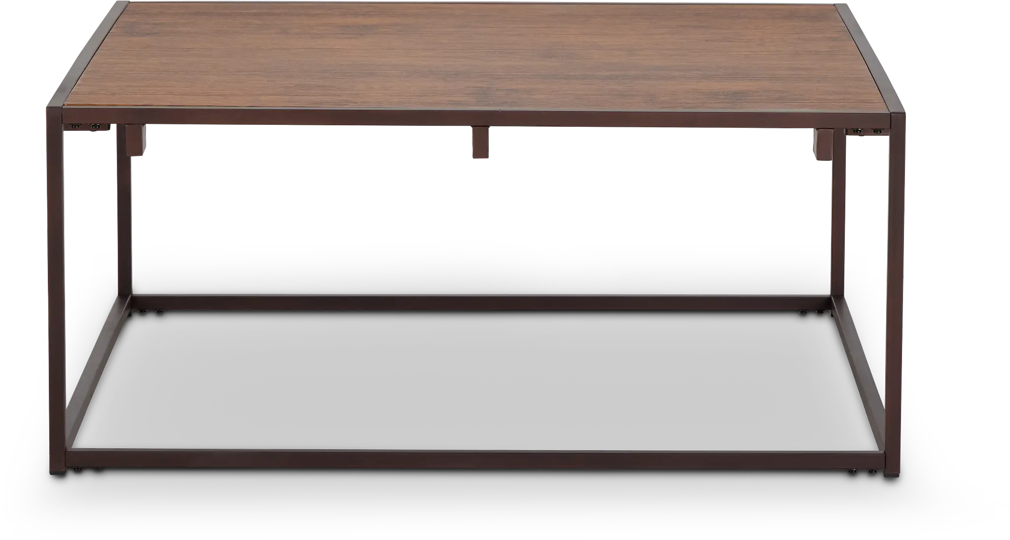 Reggie Dark Tone Square Coffee Table Reggie Dark Tone Square Coffee Table