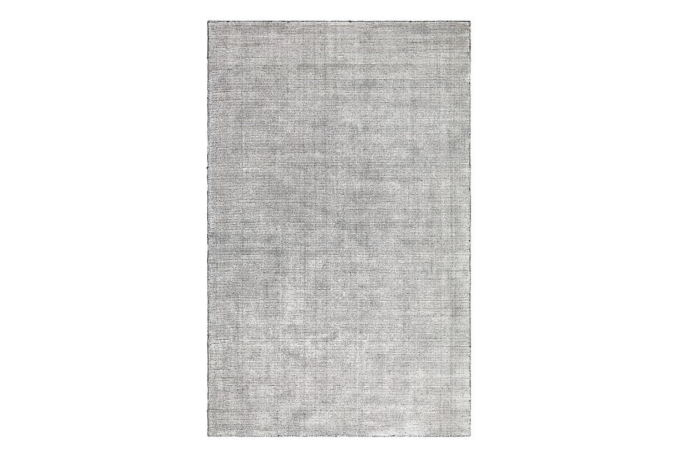 Divine Dark Gray Viscose Bl 8x10 Area Rug, 8x10 AREA RUG (1)