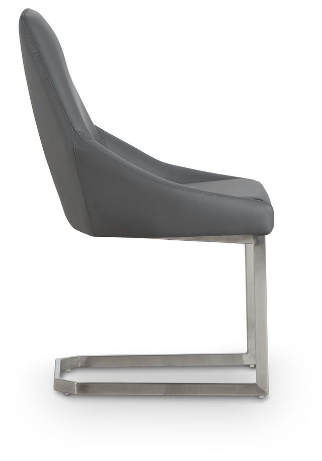 Monaco Gray Upholstered Side Chair