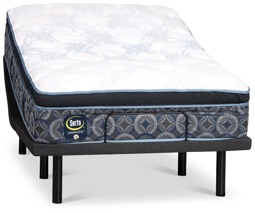 Perfect Sleeper Bay City Plush Baselogic Platinum Adjustable Base Mattress Set Perfect Sleeper Bay City Plush Baselogic Platinum Adjustable Base Mattress Set