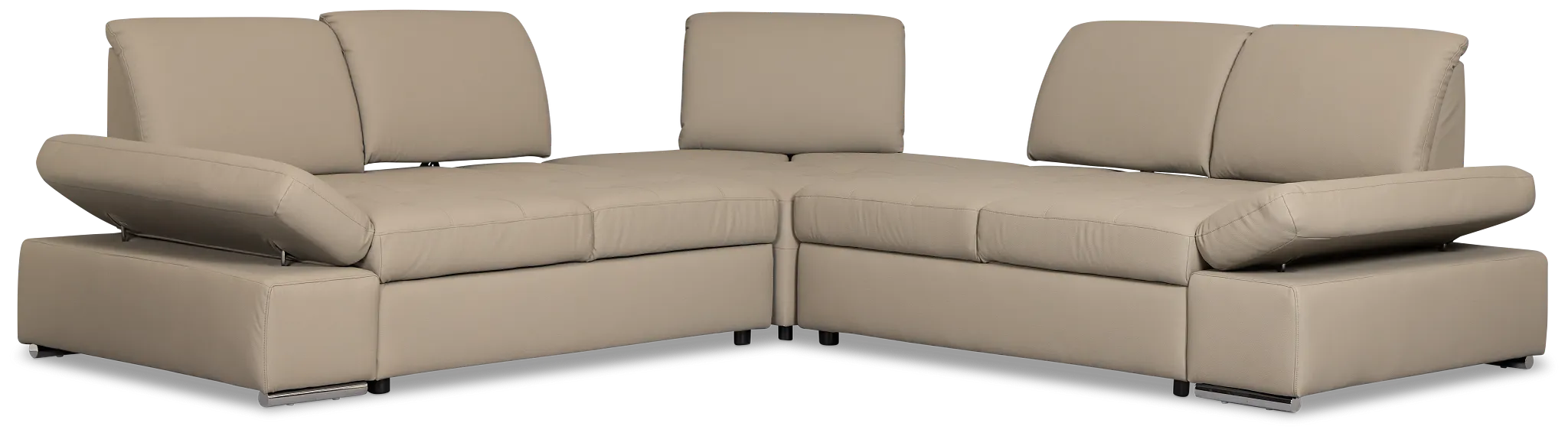 Eden Gray Micro Small Two-arm Sectional
