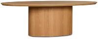 Nomad Light Tone 94" Oval Table