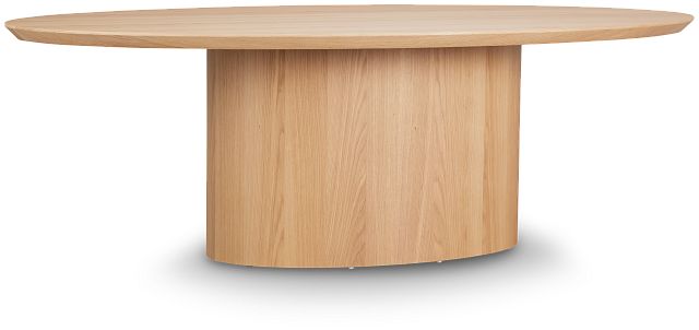 Nomad Light Tone 94" Oval Table