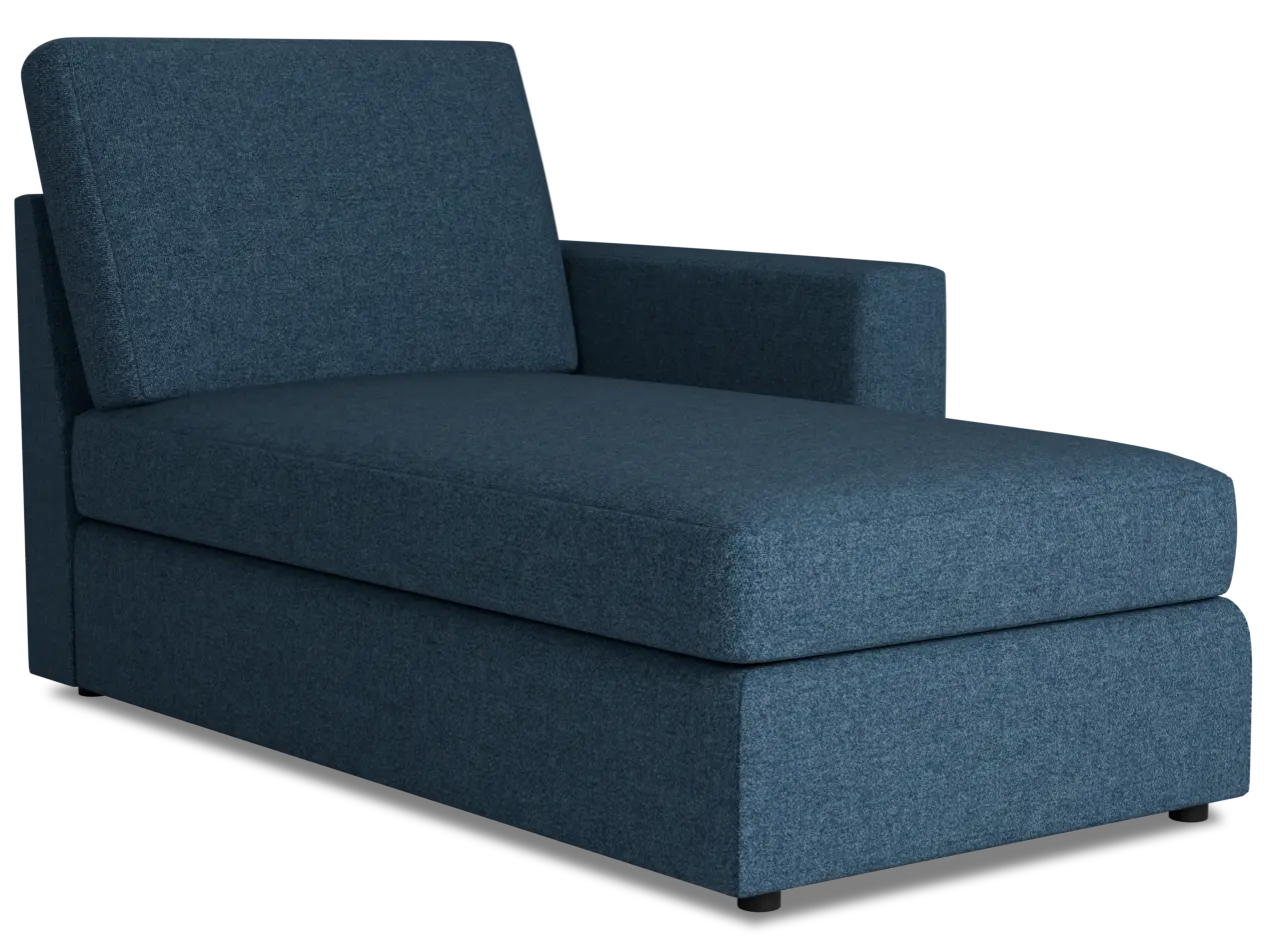 Citymod Blue Fabric Right Chaise Citymod Blue Fabric Right Chaise