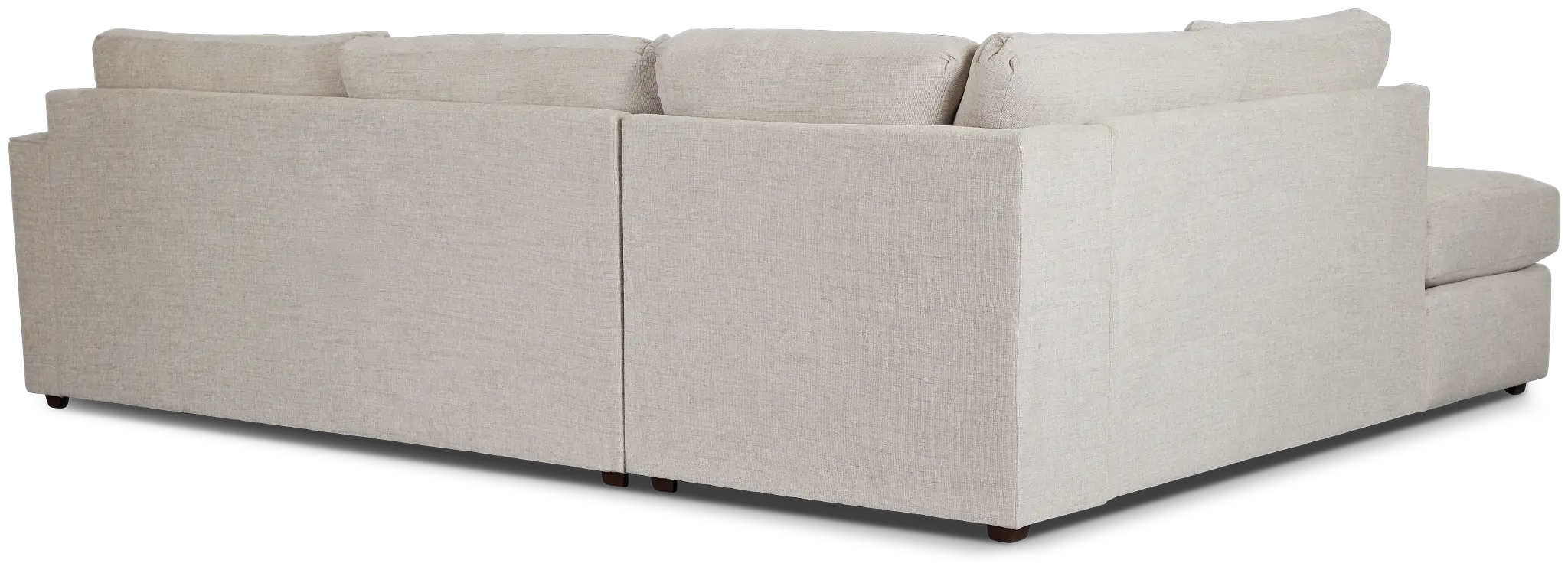 Davis Gray Micro Left Bumper Sectional Davis Gray Micro Left Bumper Sectional