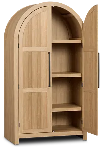 Lyndie Light Tone Large Door Bookcase