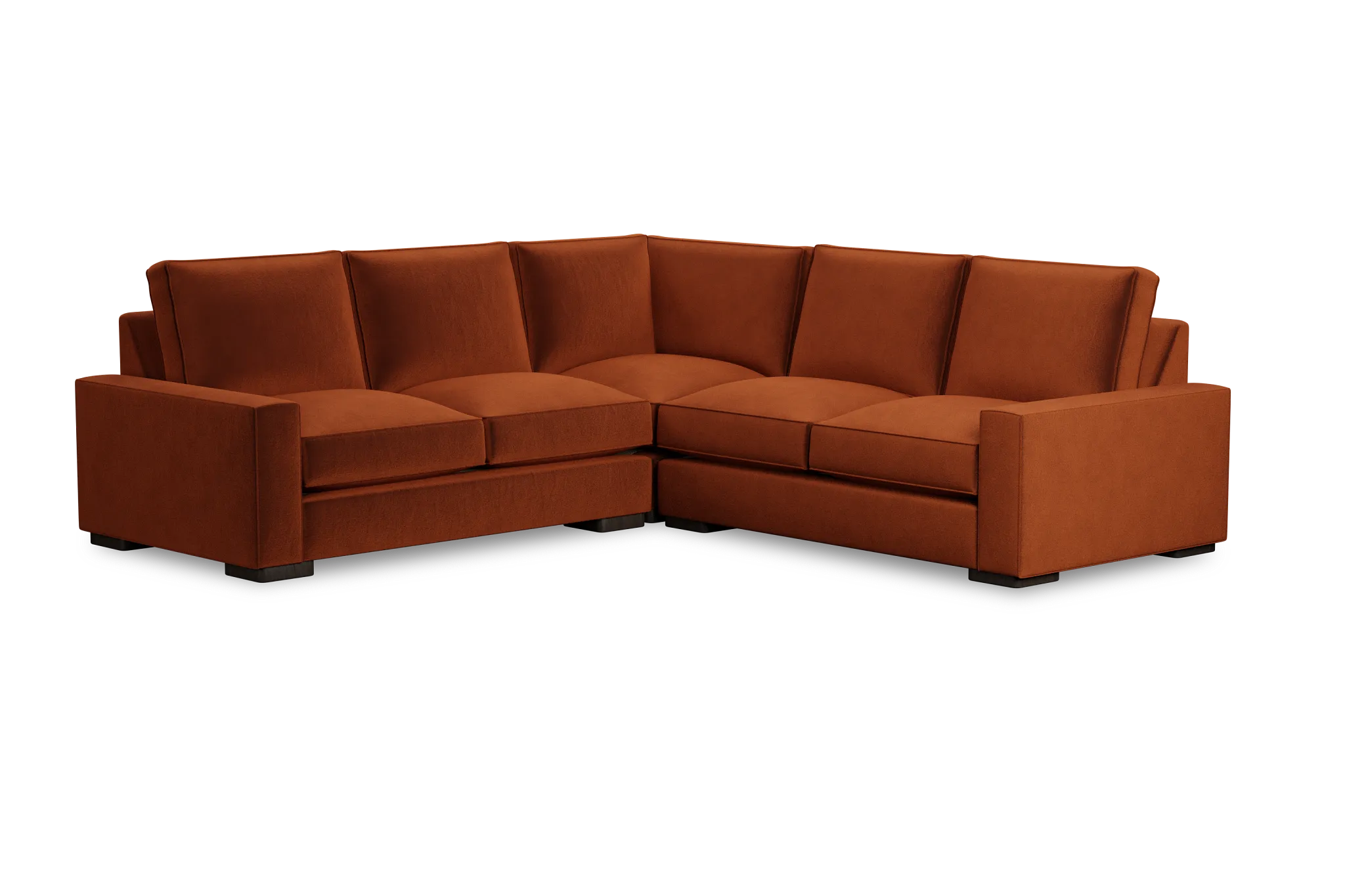 Edgewater Joya Orange Small Two-arm Sectional