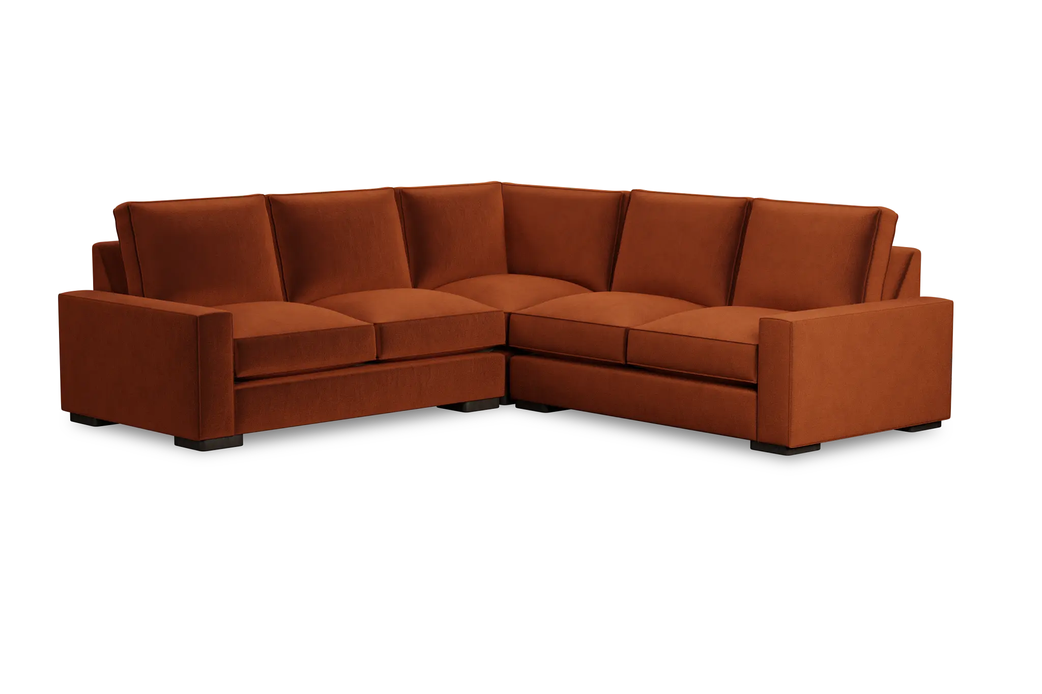 Edgewater Joya Orange Small Two-arm Sectional Edgewater Joya Orange Small Two-arm Sectional
