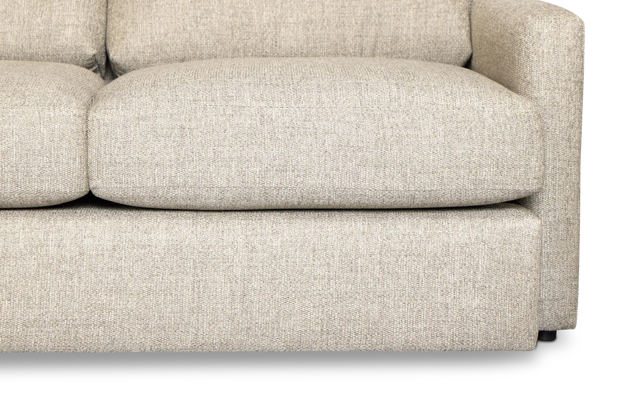 Maxwell Dark Gray Fabric Small Two-arm Sectional Maxwell Dark Gray Fabric Small Two-arm Sectional