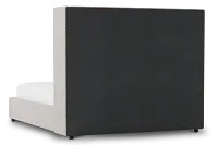 Captiva Maguire Pewter 60" Upholstered Shelter Bed