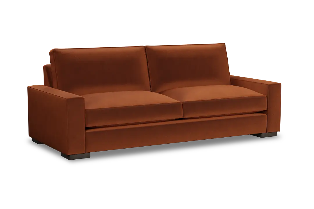 Edgewater Joya Orange 96" Sofa W/ 2 Cushions Edgewater Joya Orange 96" Sofa W/ 2 Cushions