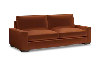 Edgewater Joya Orange 96" Sofa W/ 2 Cushions