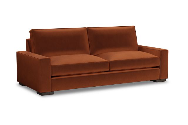 Edgewater Joya Orange 96" Sofa W/ 2 Cushions