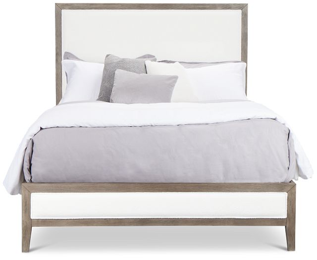 Alden Gray Uph Platform Bed