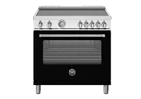 Bertazzoni 365 Series Black 36" Induction Range