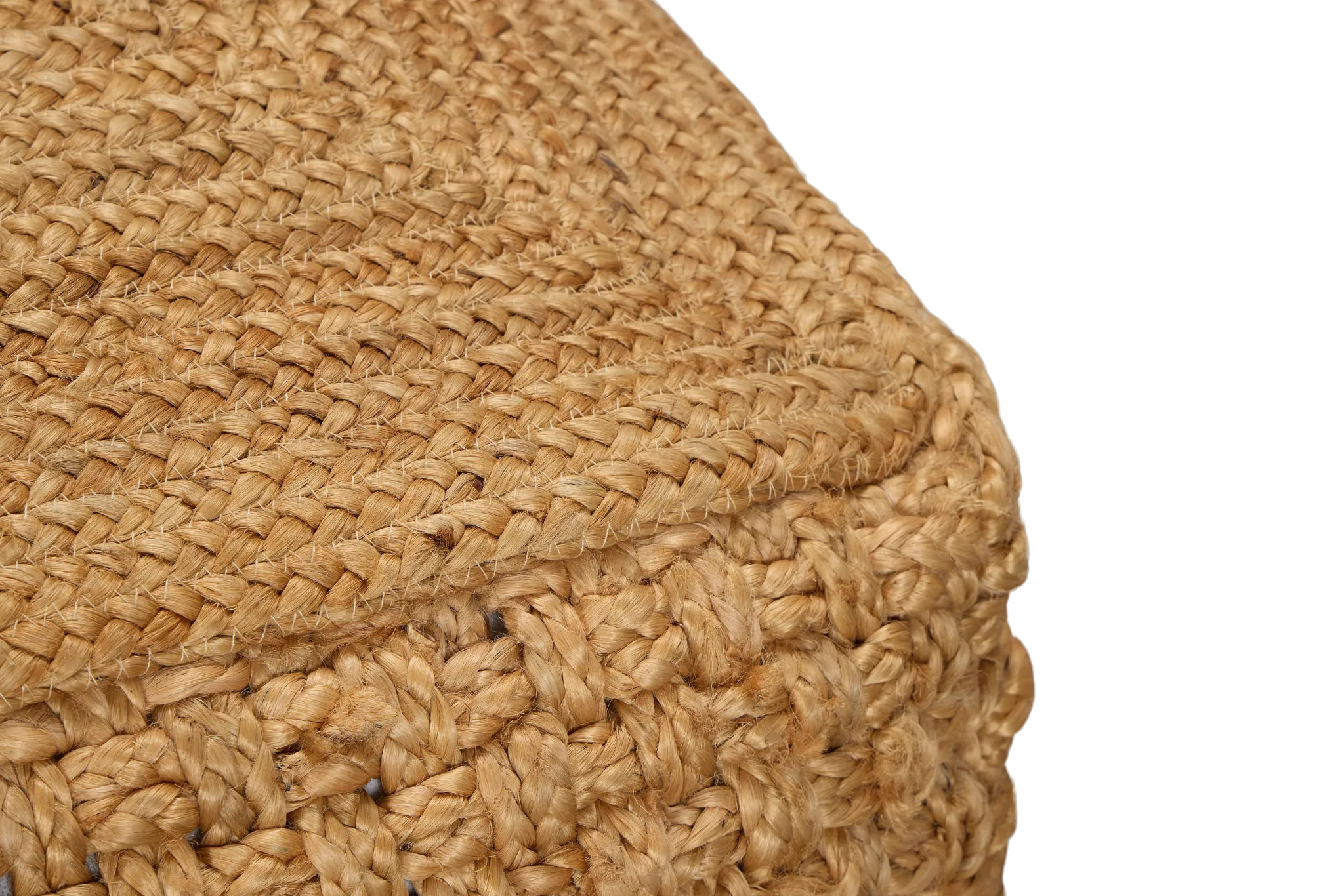 Hari Light Brown Square Accent Pouf