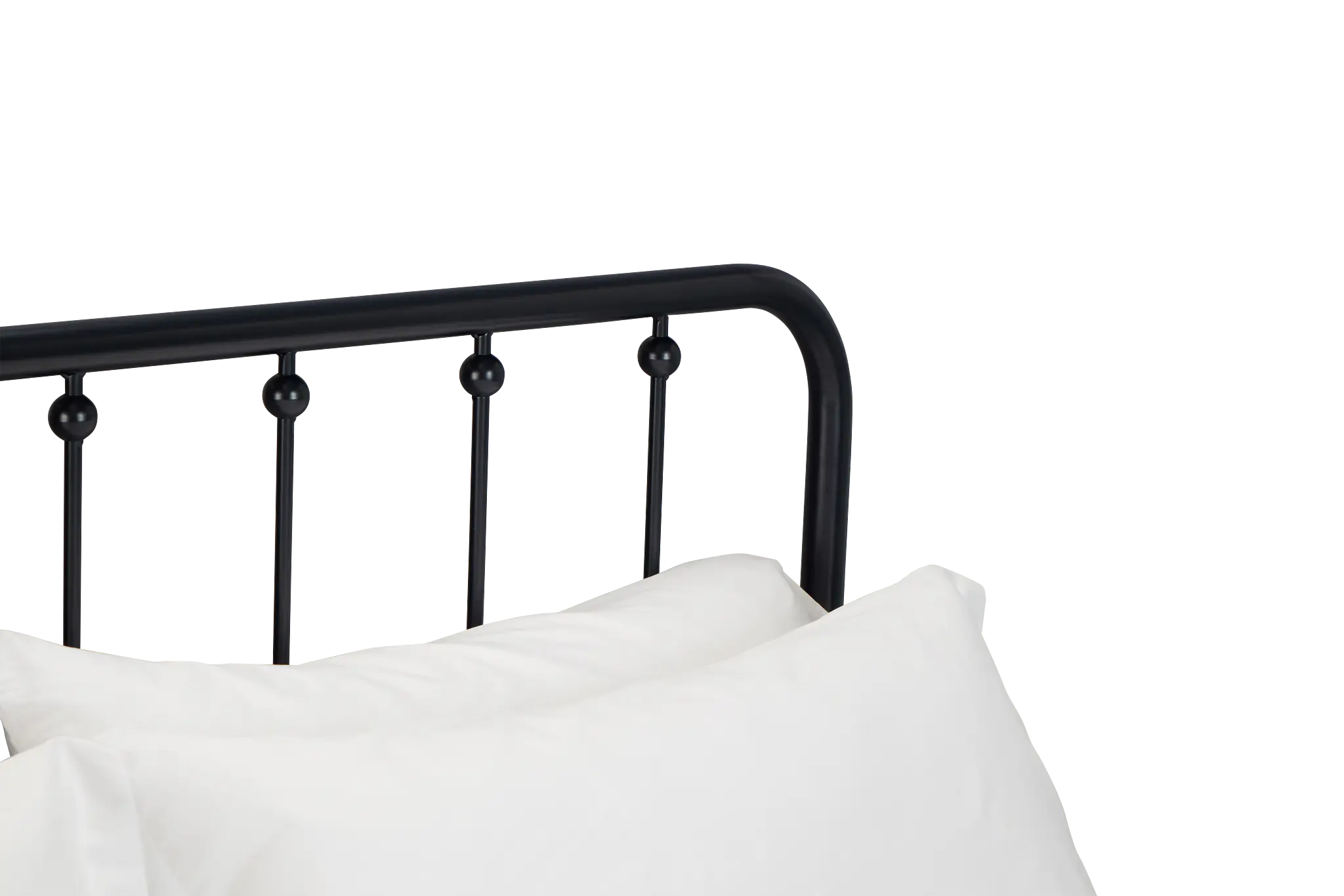 Rory Black Metal Panel Bed Rory Black Metal Panel Bed