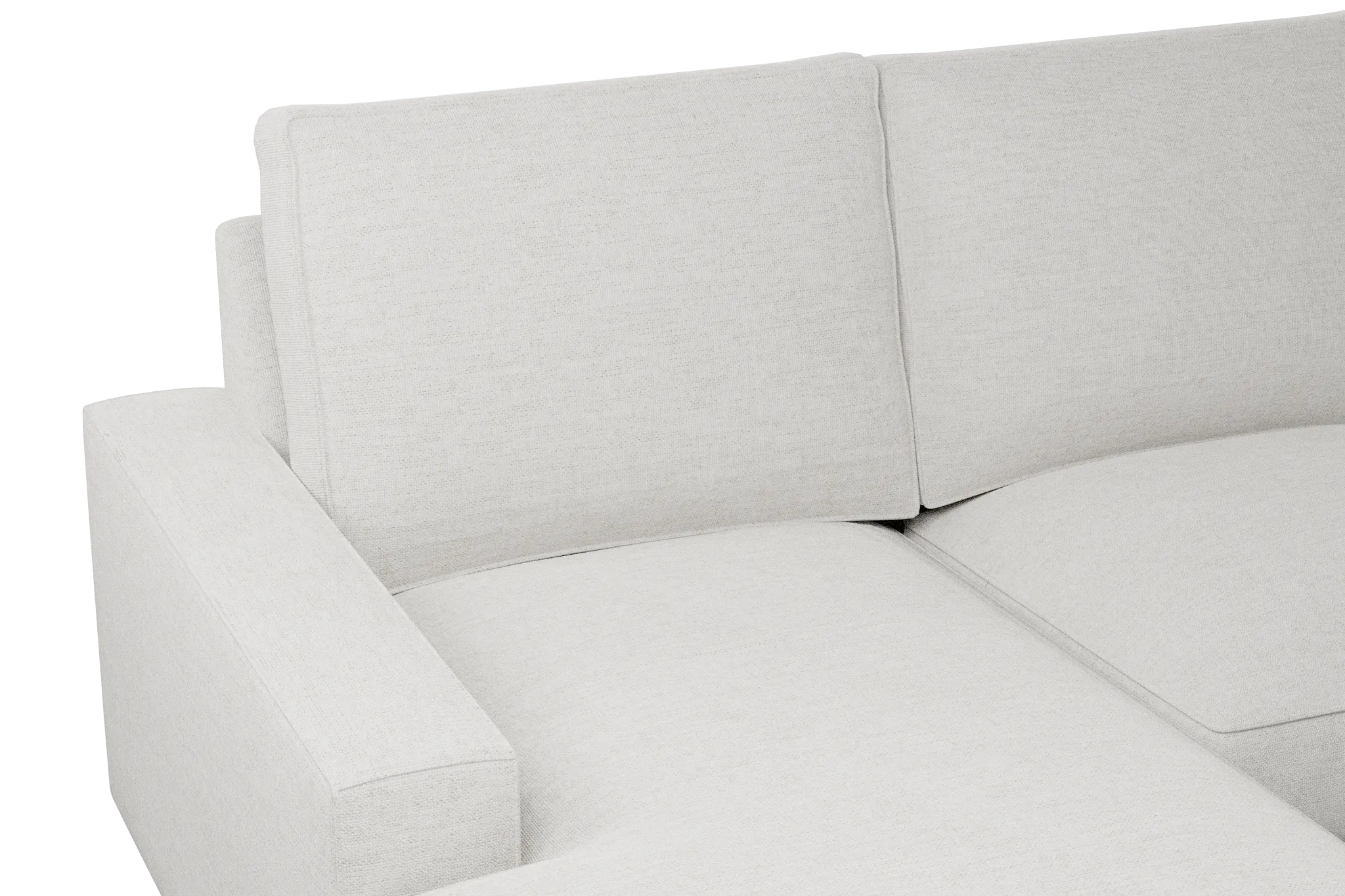 Edgewater Maguire Ivory Large Left Chaise Sectional