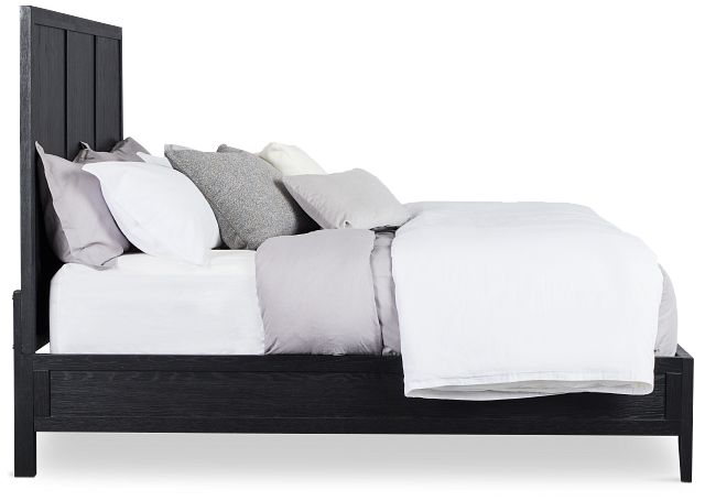 Alden Black Wood Platform Bed