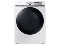Samsung 6300 Series White Front Load Gas Dryer