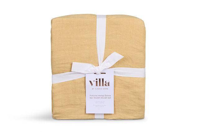 Palomis Yellow 3-piece Duvet Set