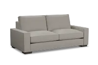 Edgewater Revenue Beige 84" Sofa W/ 2 Cushions