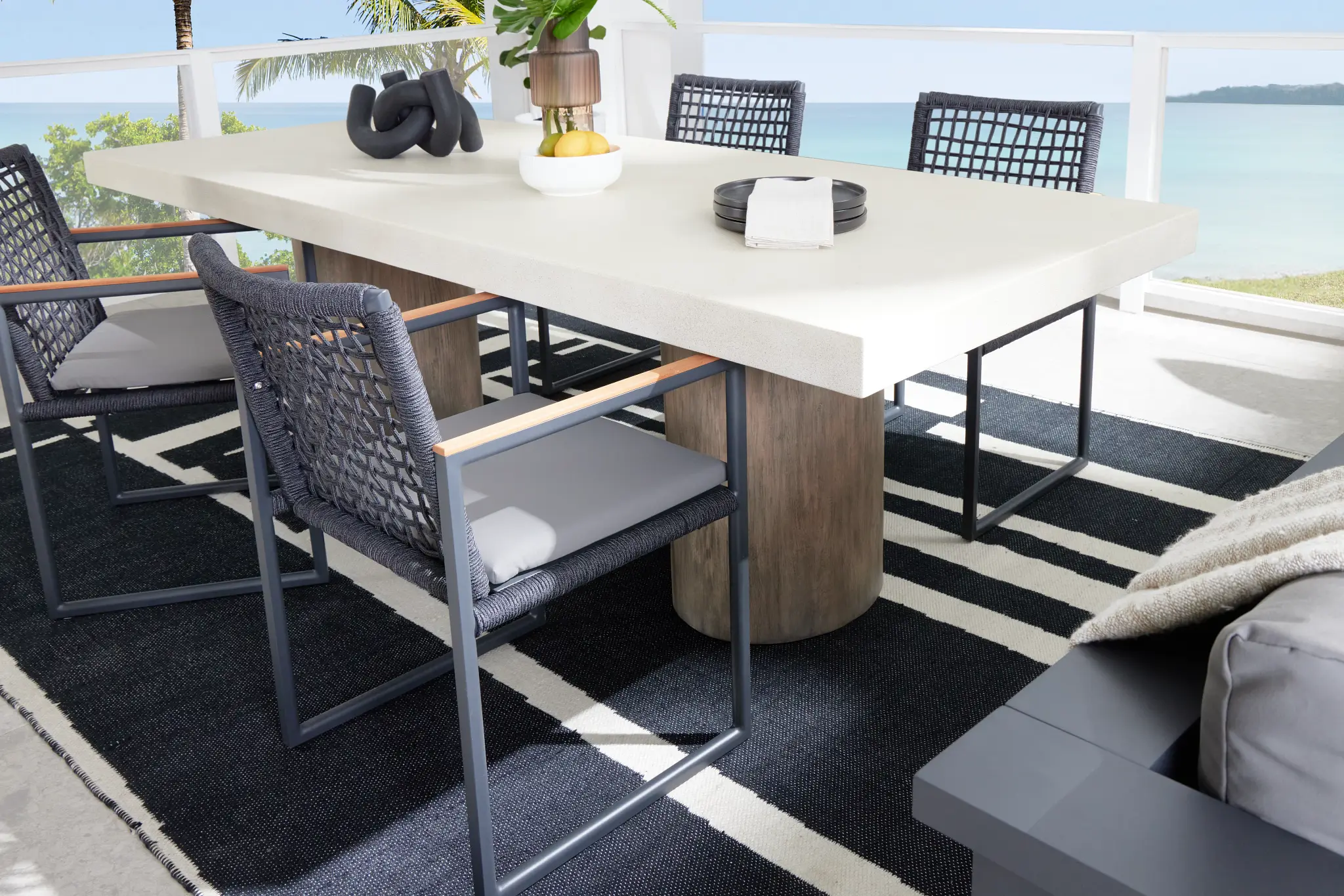 Jensen White Rectangular Table