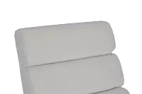 Emily White Velvet Accent Chair