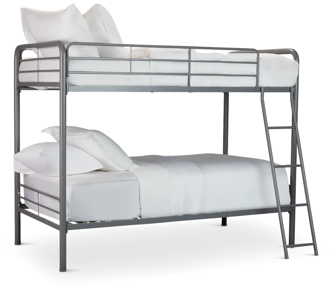 Rory Gray Metal Bunk Bed Rory Gray Metal Bunk Bed