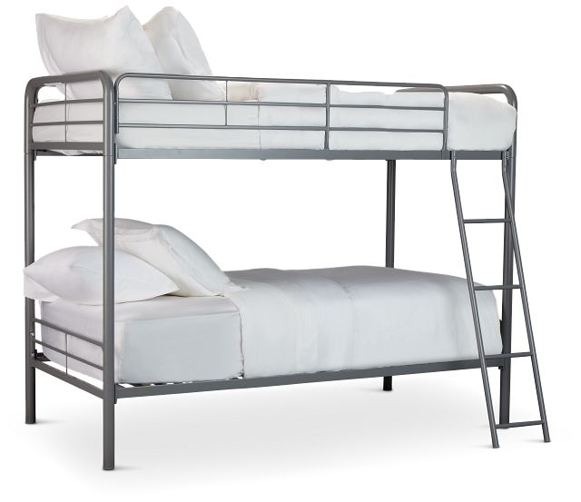 Rory Gray Metal Bunk Bed (1)