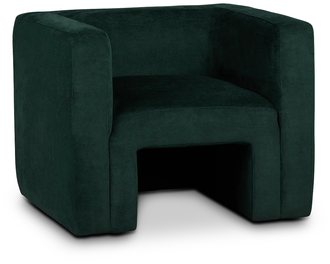 Lizzie Green Velvet Accent Chair Lizzie Green Velvet Accent Chair