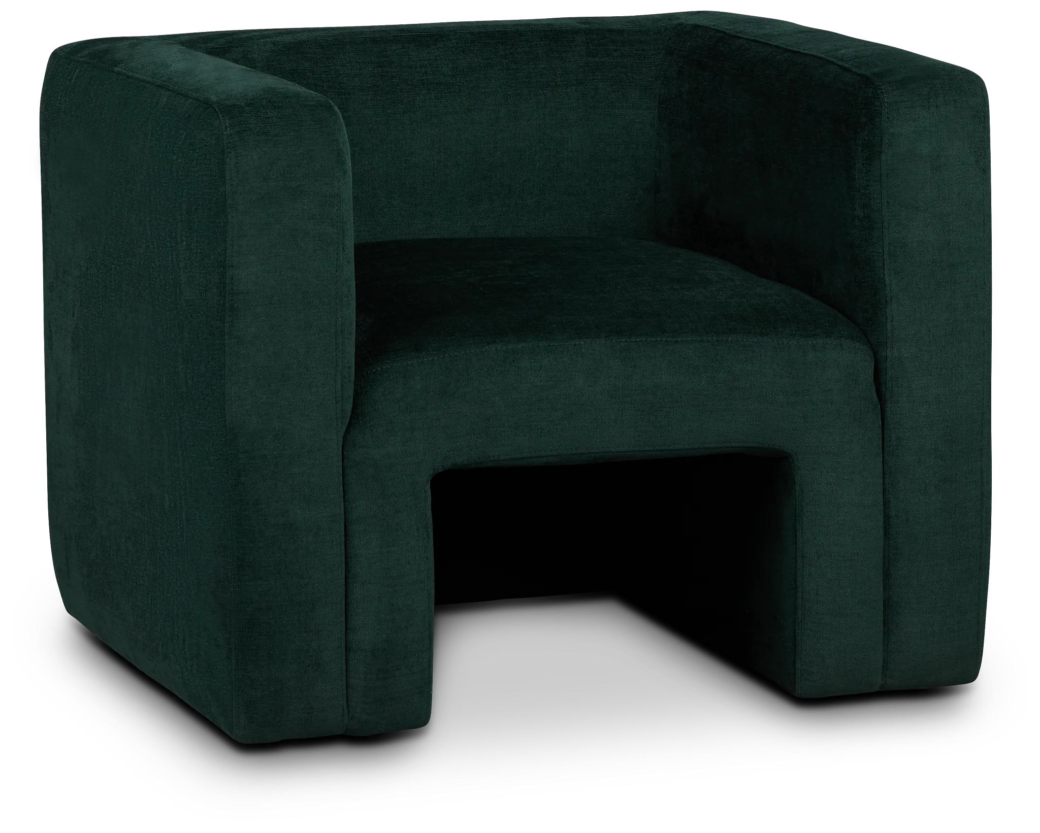 Lizzie Green Velvet Accent Chair