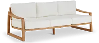 Tobago Light Tone Sofa With White Cushions